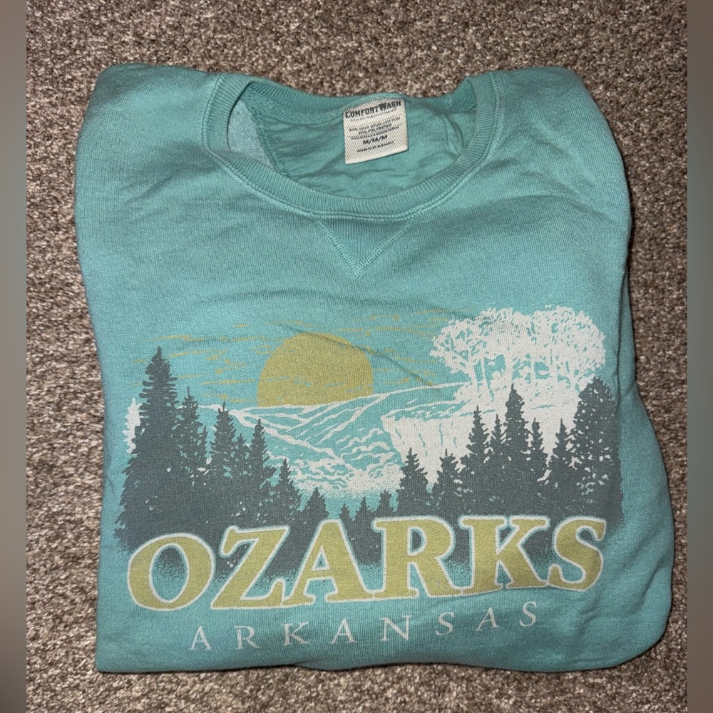Ozarks Arkansas Sweatshirt- Teal